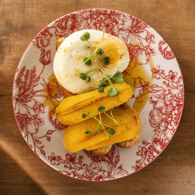 Seasonal Burrata.