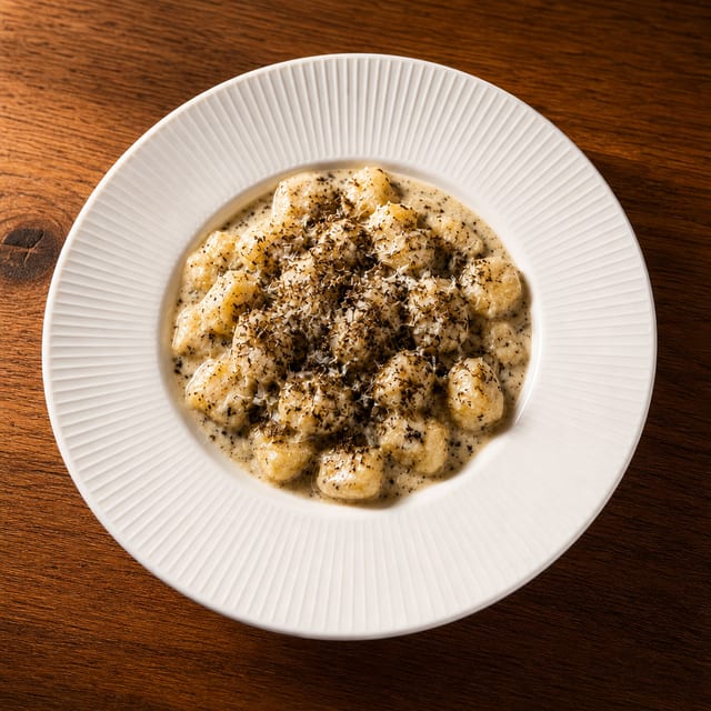 Truffle Gnocchi.