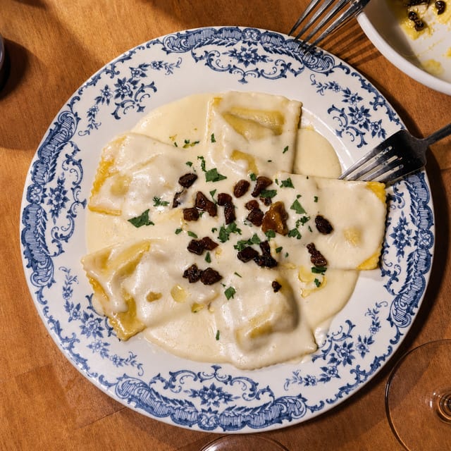 Truffle Ravioli.